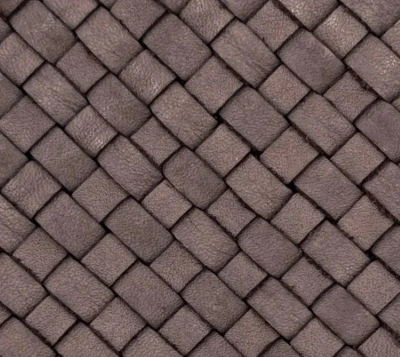 detail-cuir-tresse-intrecciato-chocolat