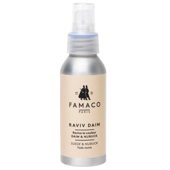 Raviveur de couleur pour daim et croûte de cuir 100 ml FAMACO