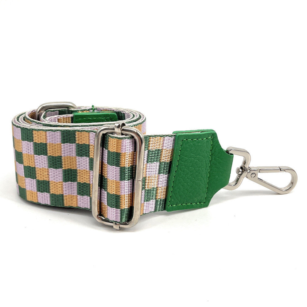 Bandoulière amovible pour sac à main CARREAU argenté Vert intense