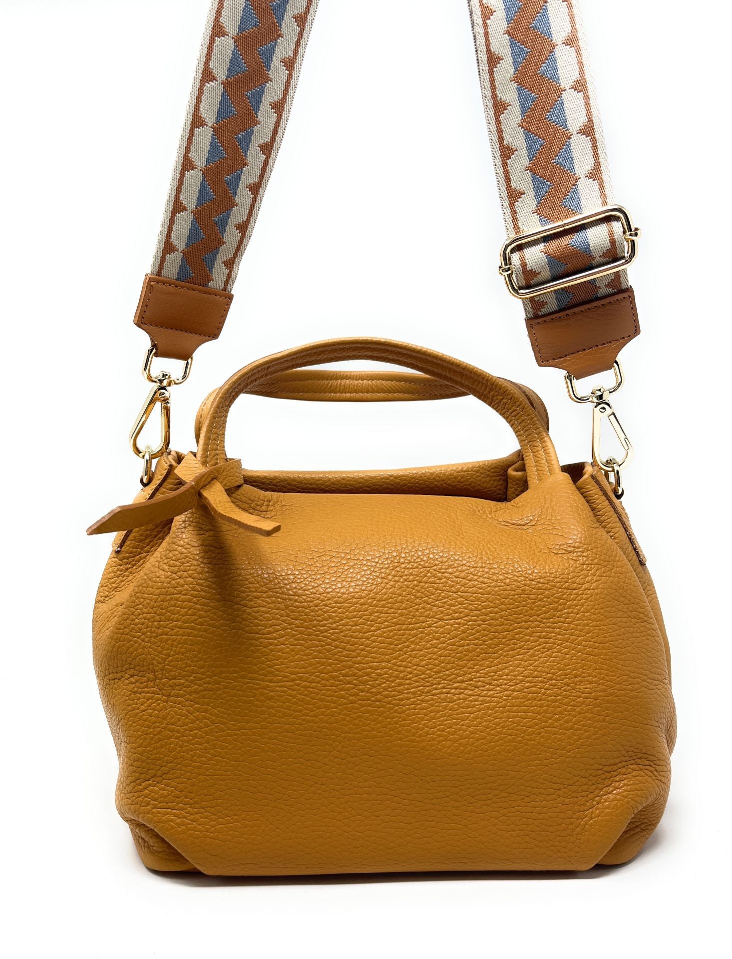 Bandoulière amovible pour sac à main GRAPH doré Camel