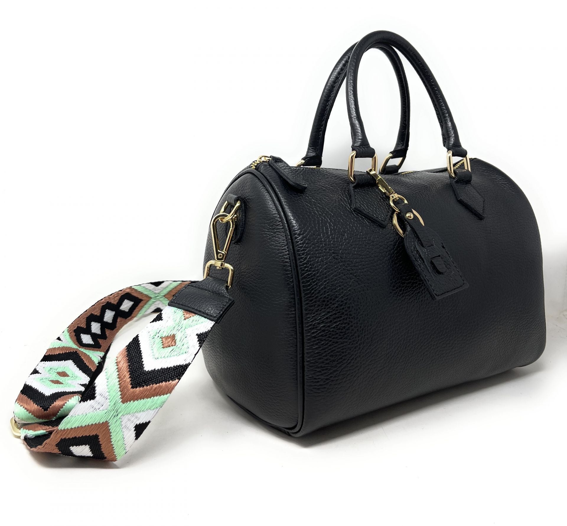 Bandoulière amovible pour sac à main LOSA doré Noir