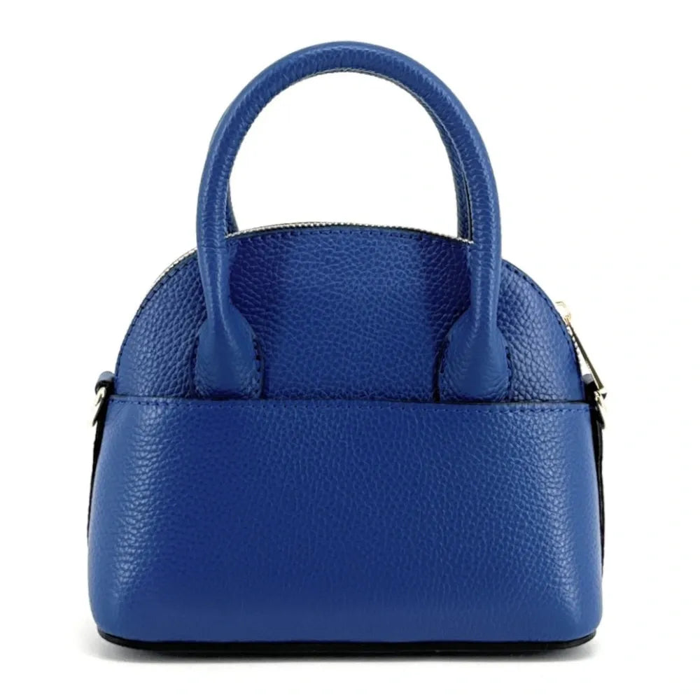 Mini-sac à main en cuir grainé MANOLITA Bleu roi
