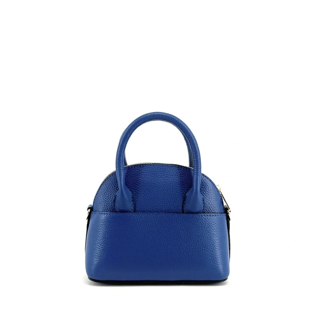 Mini-sac à main en cuir grainé MANOLITA Bleu roi