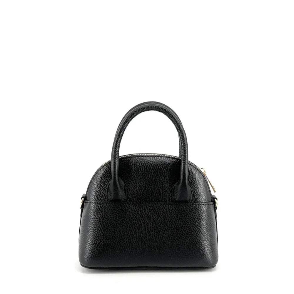 Mini-sac à main en cuir grainé MANOLITA Noir