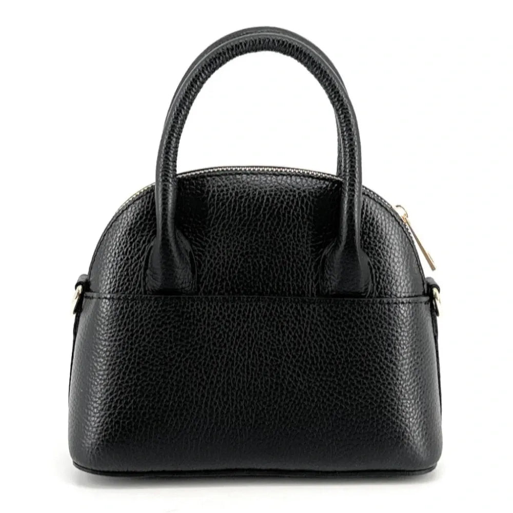 Mini-sac à main en cuir grainé MANOLITA Noir