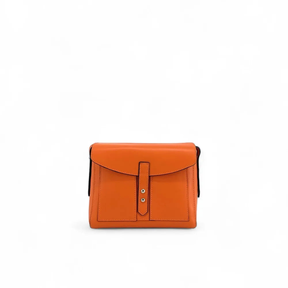 Sac besace en cuir lisse OTHELLO Orange