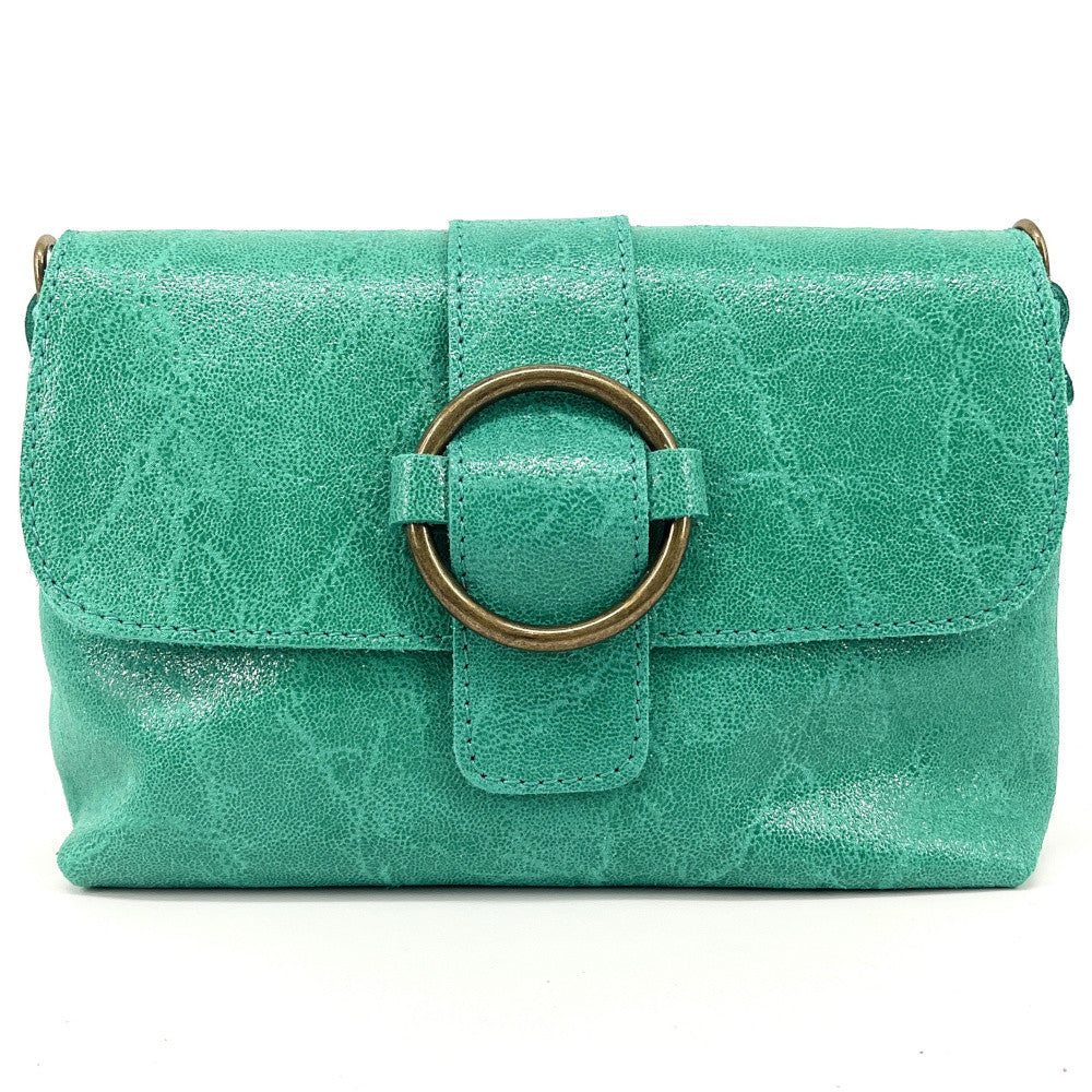 Mini sac en cuir lisse VERONE Lagon