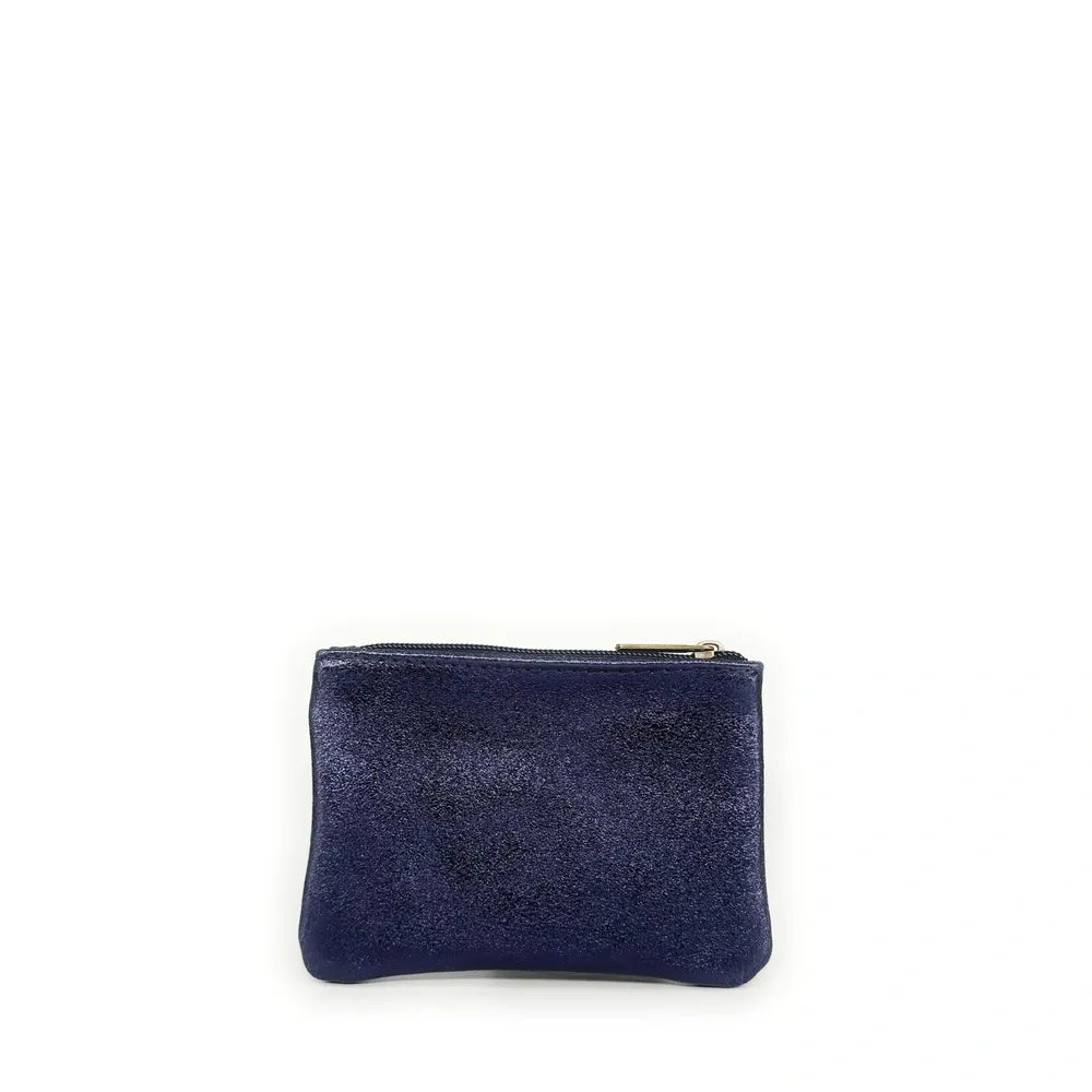Pochette en cuir irisé GLOW PURSE Nuit étoilée