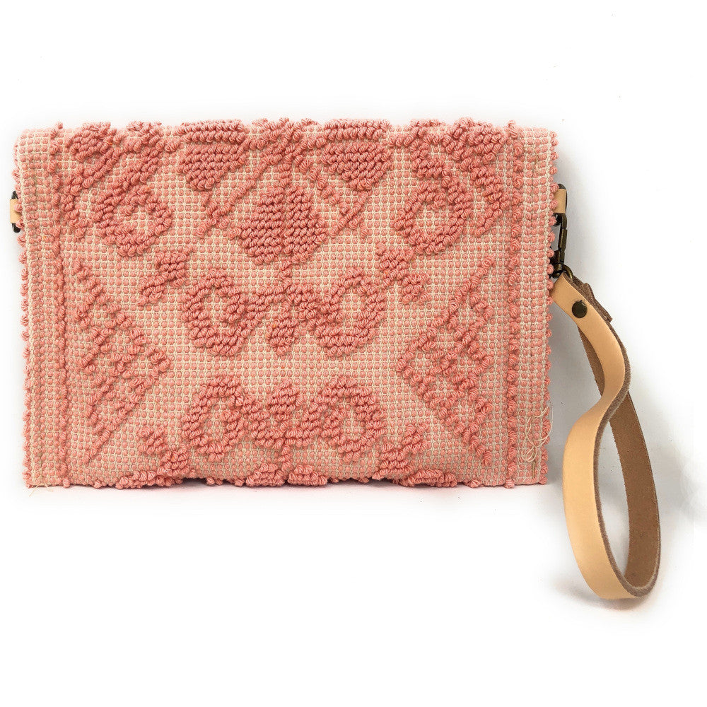 Pochette en tissu MOTU Rose nude