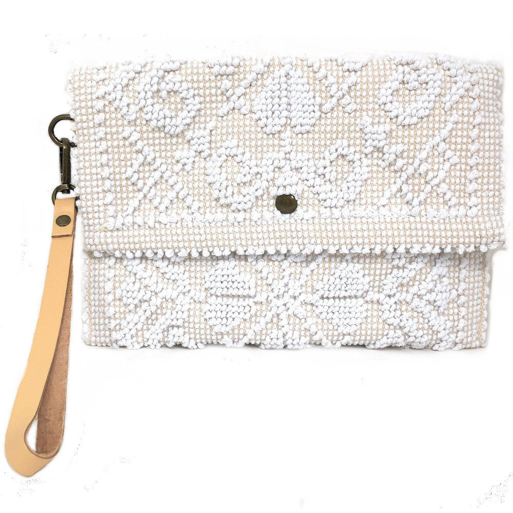 Pochette en tissu MOTU Blanc