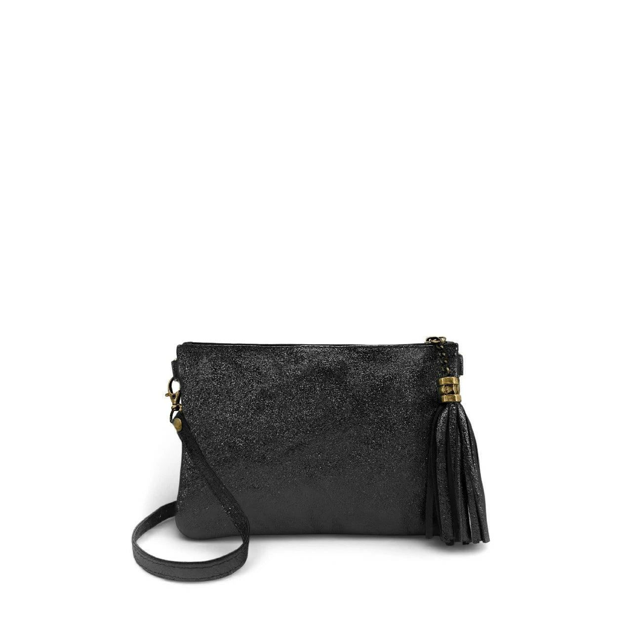 Pochette Femme Sac Portefeuille À Étoile Avec Aspect Paillette Ou Métallique, Fermeture Éclair