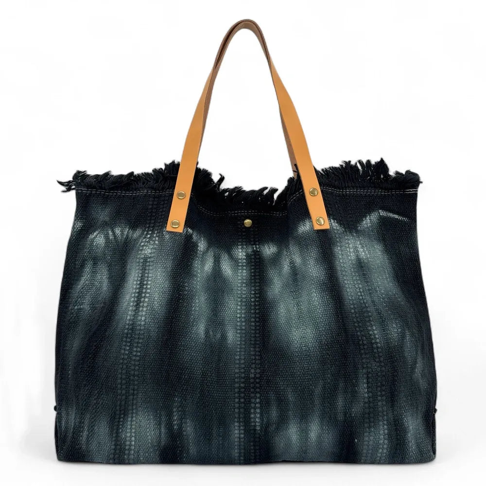 Sac à main cabas en tissu BELIZE Noir