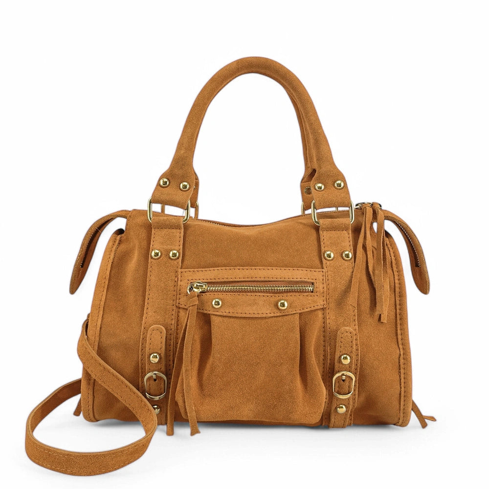Borsa main Suede STORM SUEDE GOLD Cachi