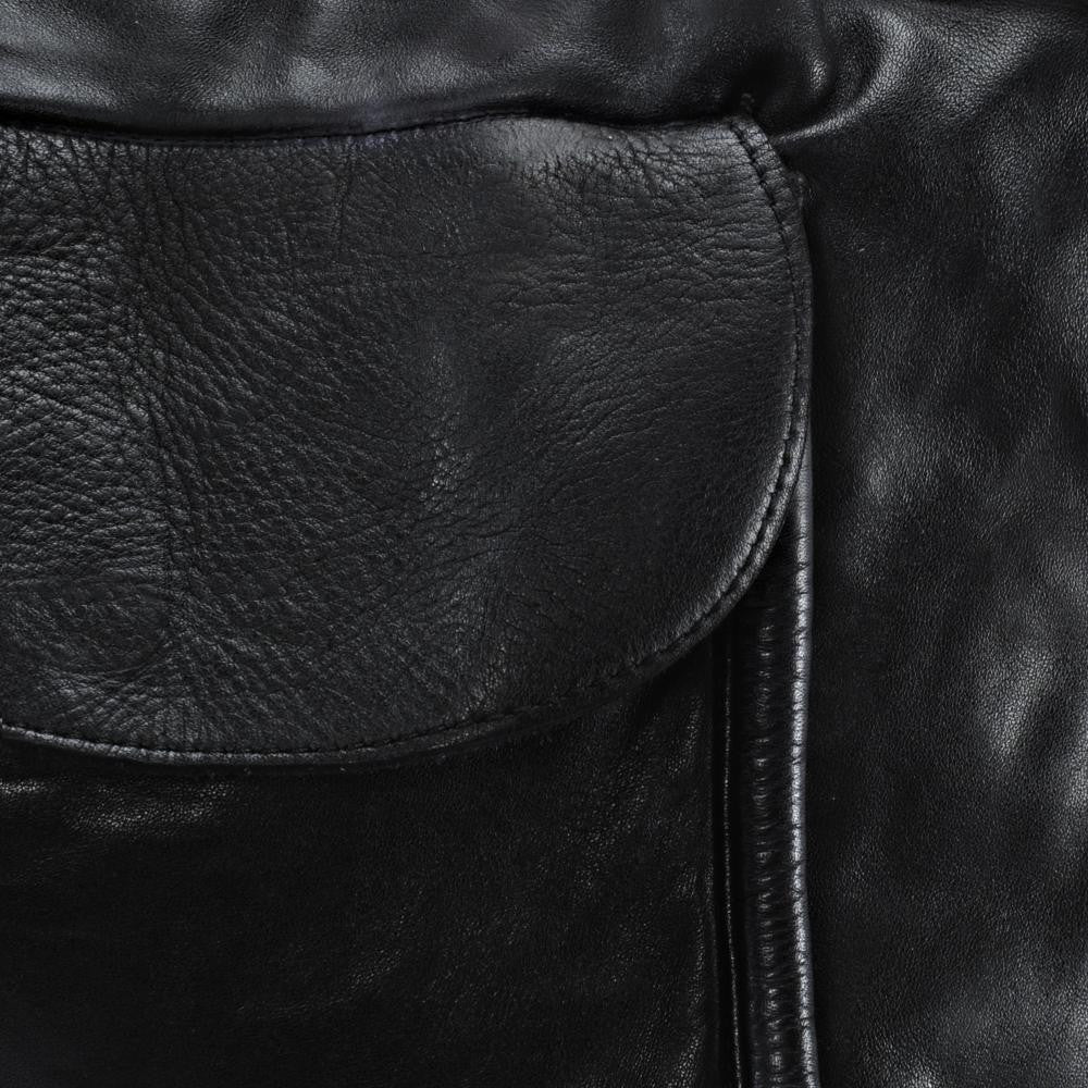 Sac cabas en cuir vintage MISS OH Noir