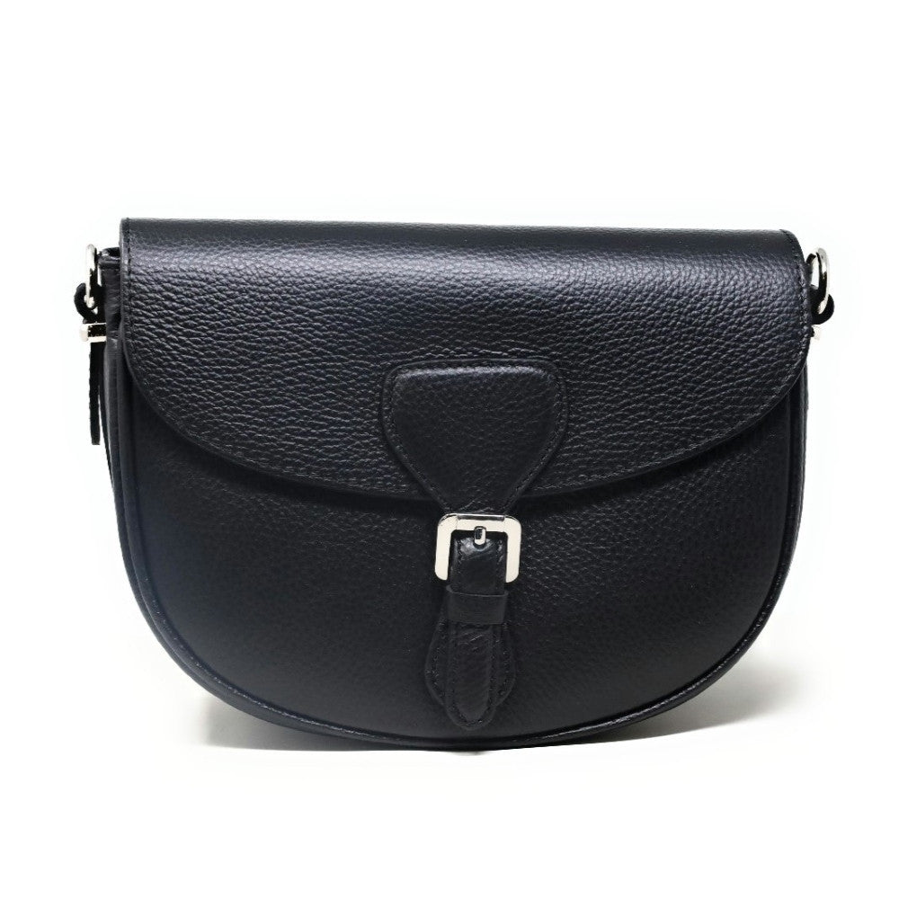 Sac trotteur en cuir grainé MASINA Noir