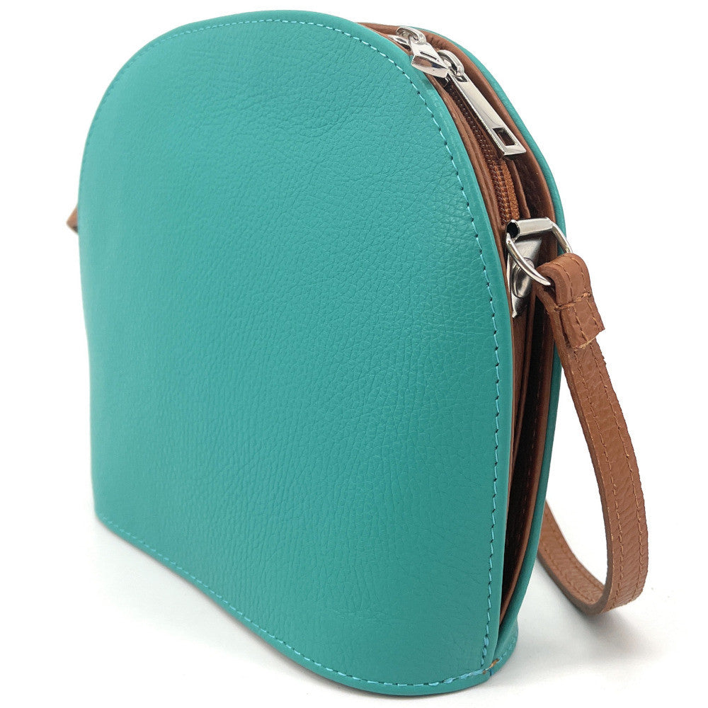 Sac trotteur en cuir grainé NAAN Lagon