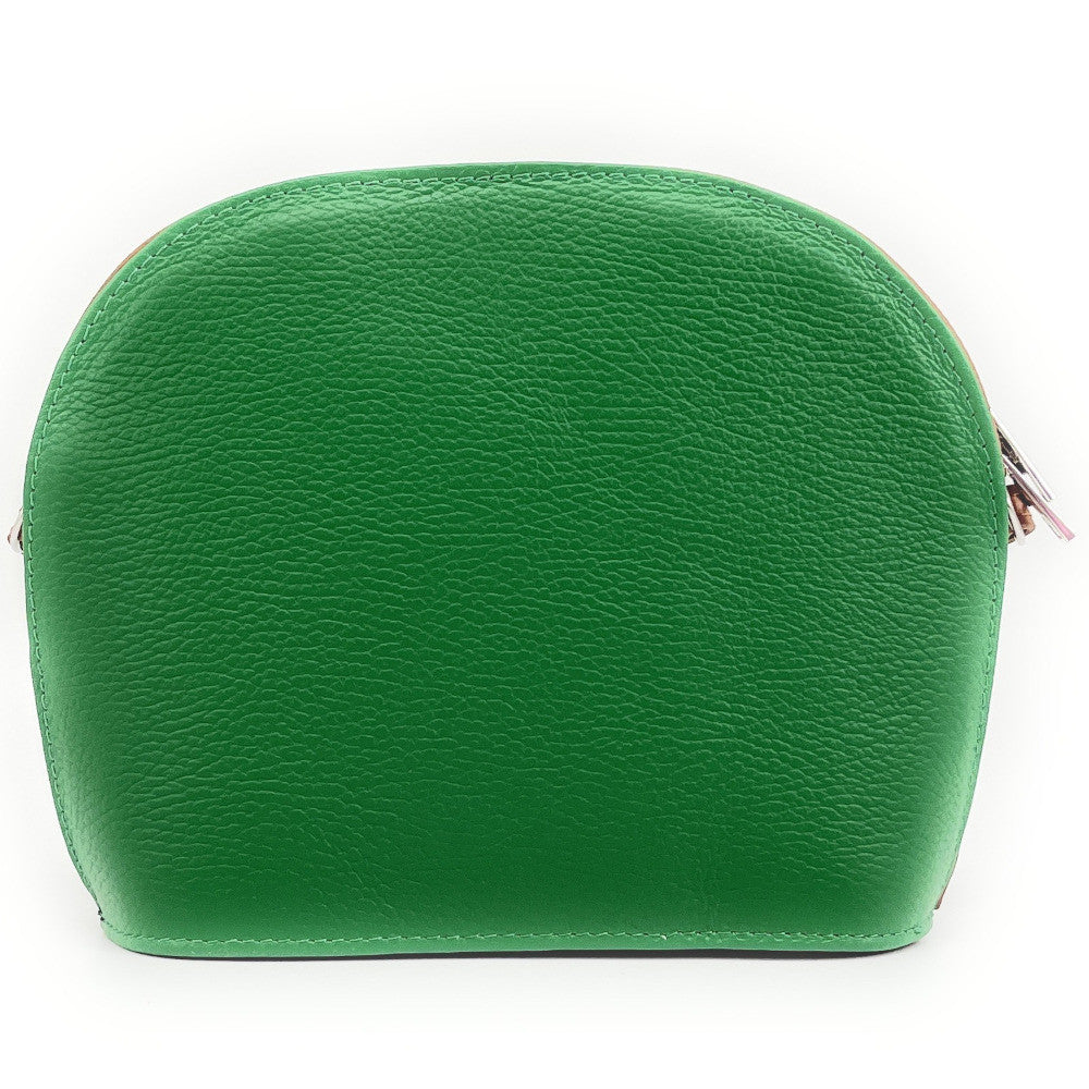Sac trotteur en cuir grainé NAAN Vert anglais