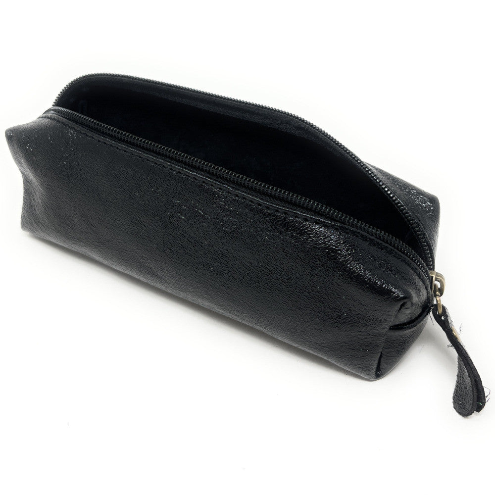 Trousse en cuir irisé TICTOC GLOW Noir irisé