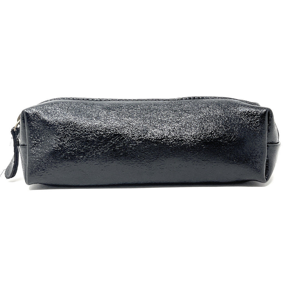 Trousse en cuir irisé TICTOC GLOW Noir irisé