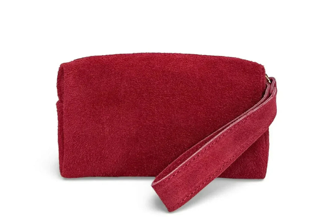 pochette-dragonne-cuir-suede-daim-rouge-magenta