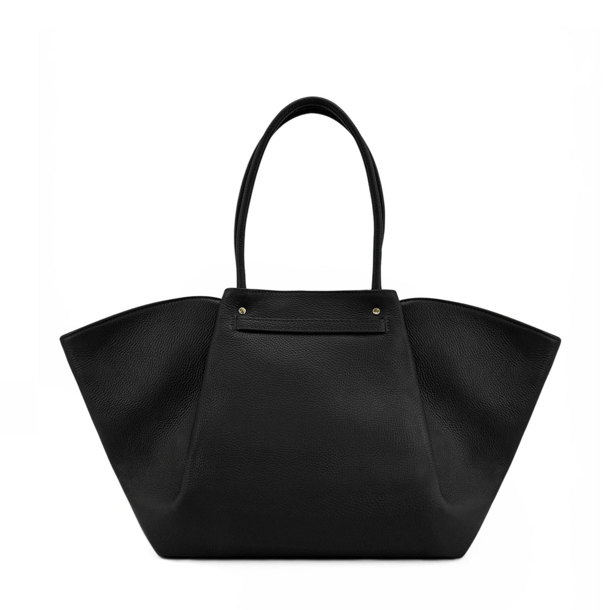 Bolso tote de piel granulada y ante OFF CAMPUS Negro