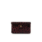 Leopard burgundy irisé