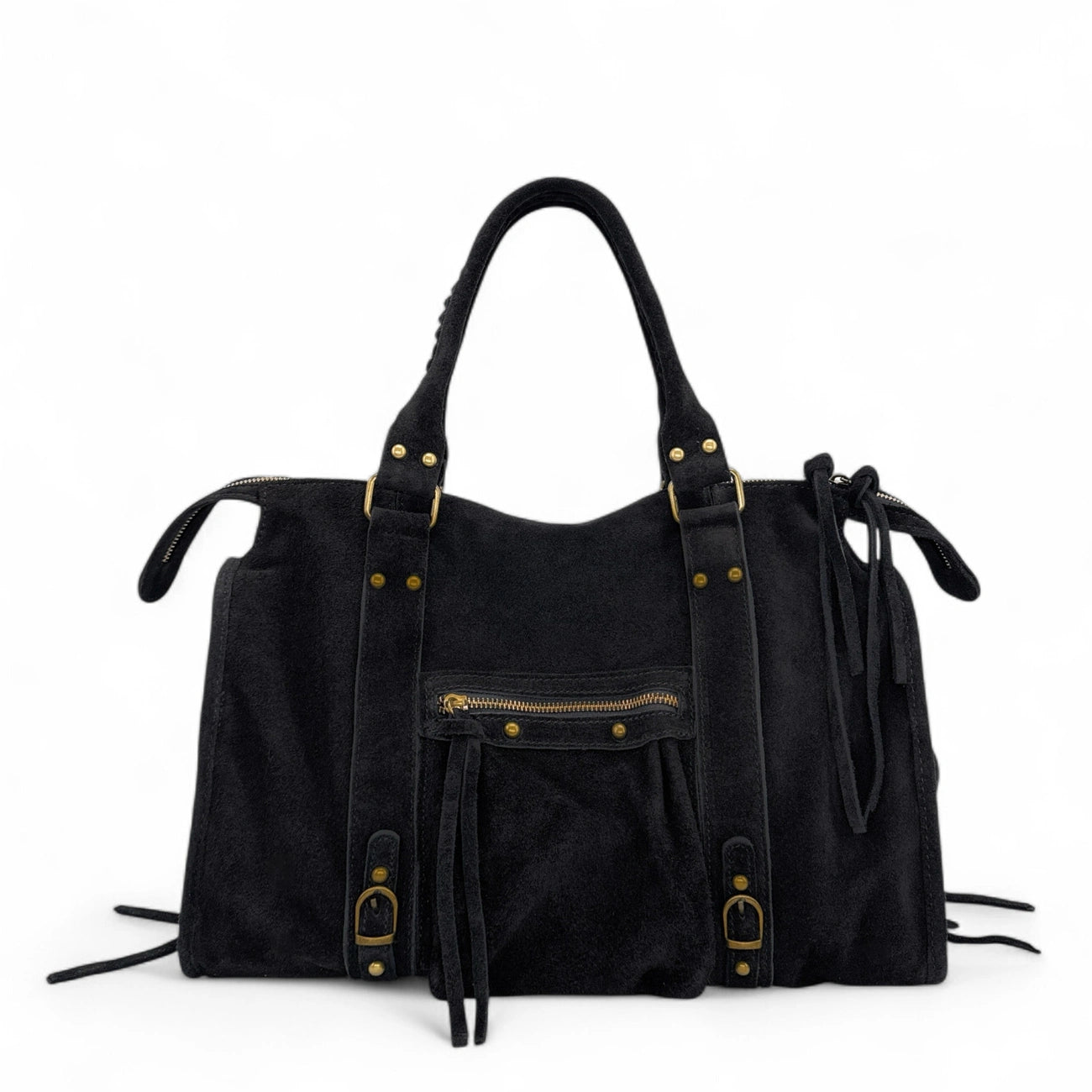 Sac à main en daim STORM SUEDE Noir