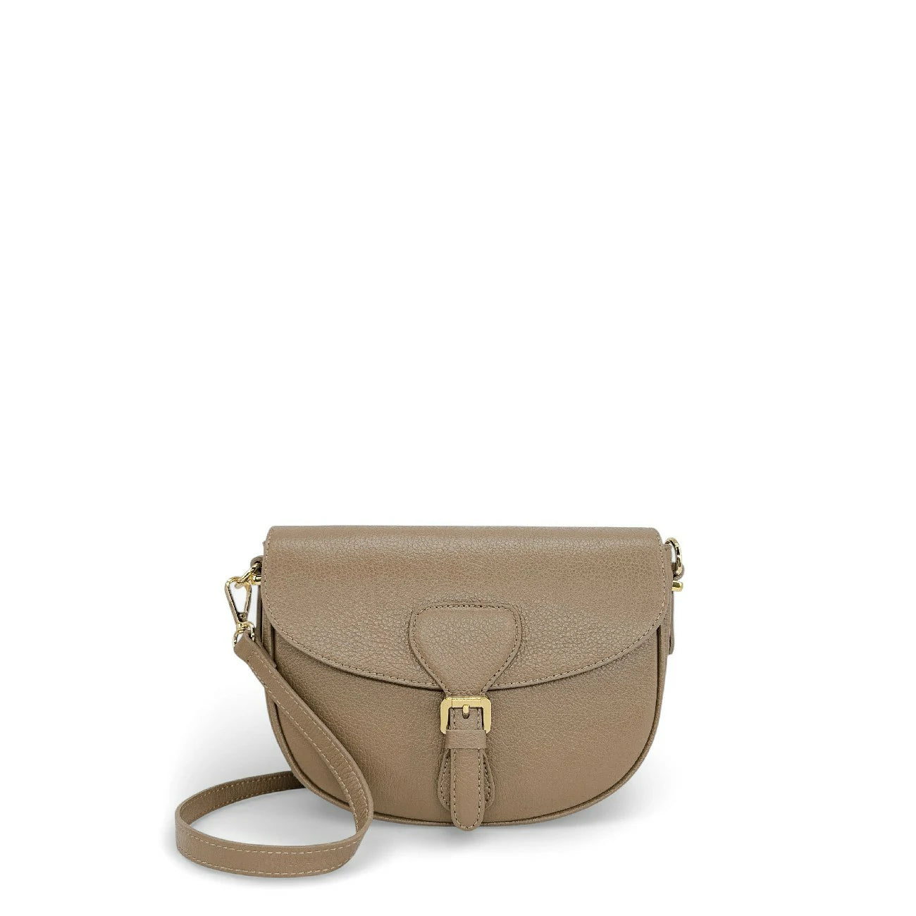 Sac trotteur en cuir grainé MASINA Taupe