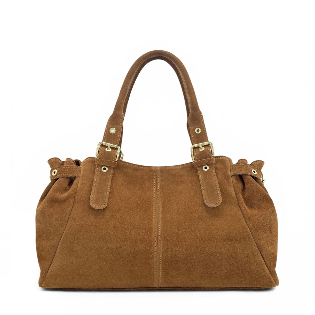 Sac bowling en daim NEW PRINCESS SUEDE XL Marron camel