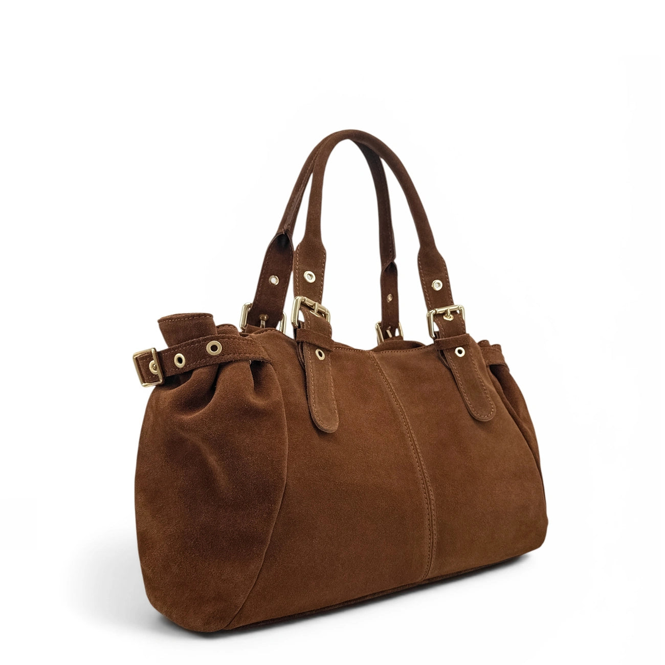 Borsa da bowling daim PRINCESSE SUEDE XL Cannella