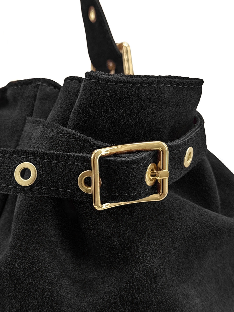 Bolso bowling de ante NEW PRINCESS SUEDE XL Negro