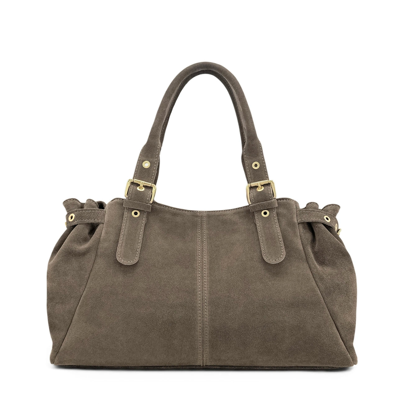 Borsa da bowling daim PRINCESSE SUEDE XL Dark Taupe