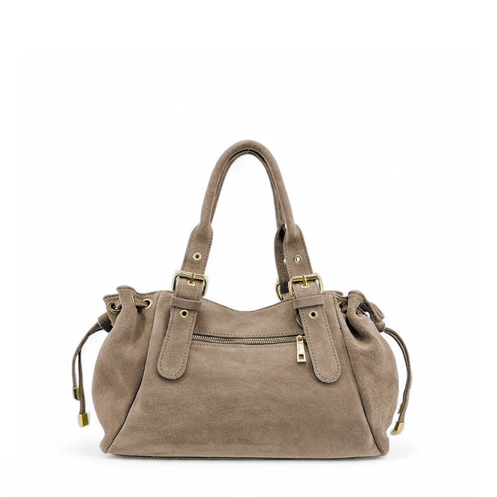 Bolso bowling de ante PRINCESSE SUEDE Topo