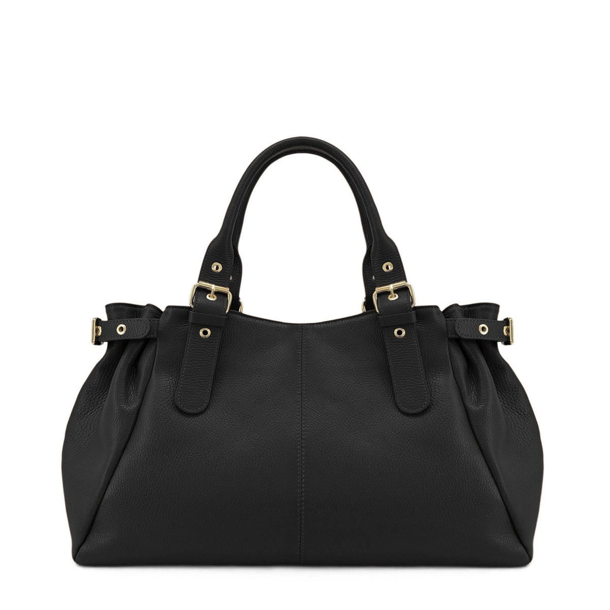 Borsa bowling in pelle martellata NEW PRINCESS XL Nero