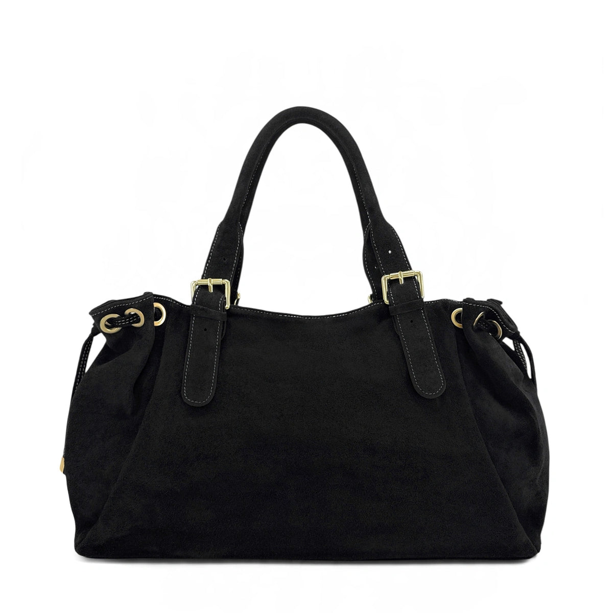 Sac bowling en daim PRINCESSE SUEDE XL Noir