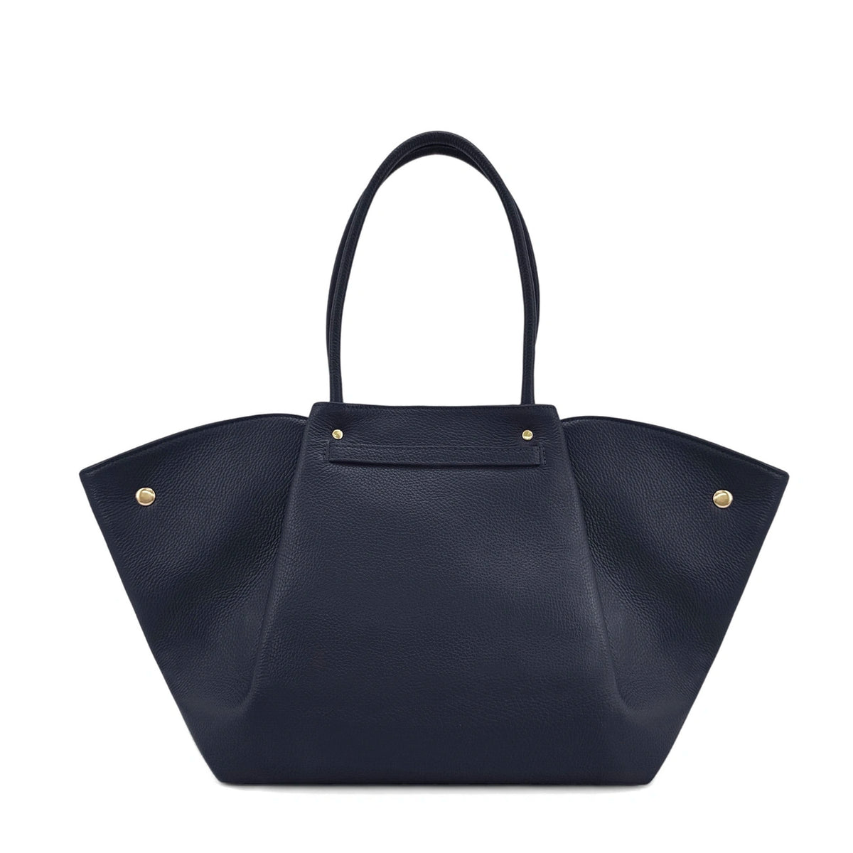 Bolso tote de piel granulada CAMPUS Marrón chocolate
