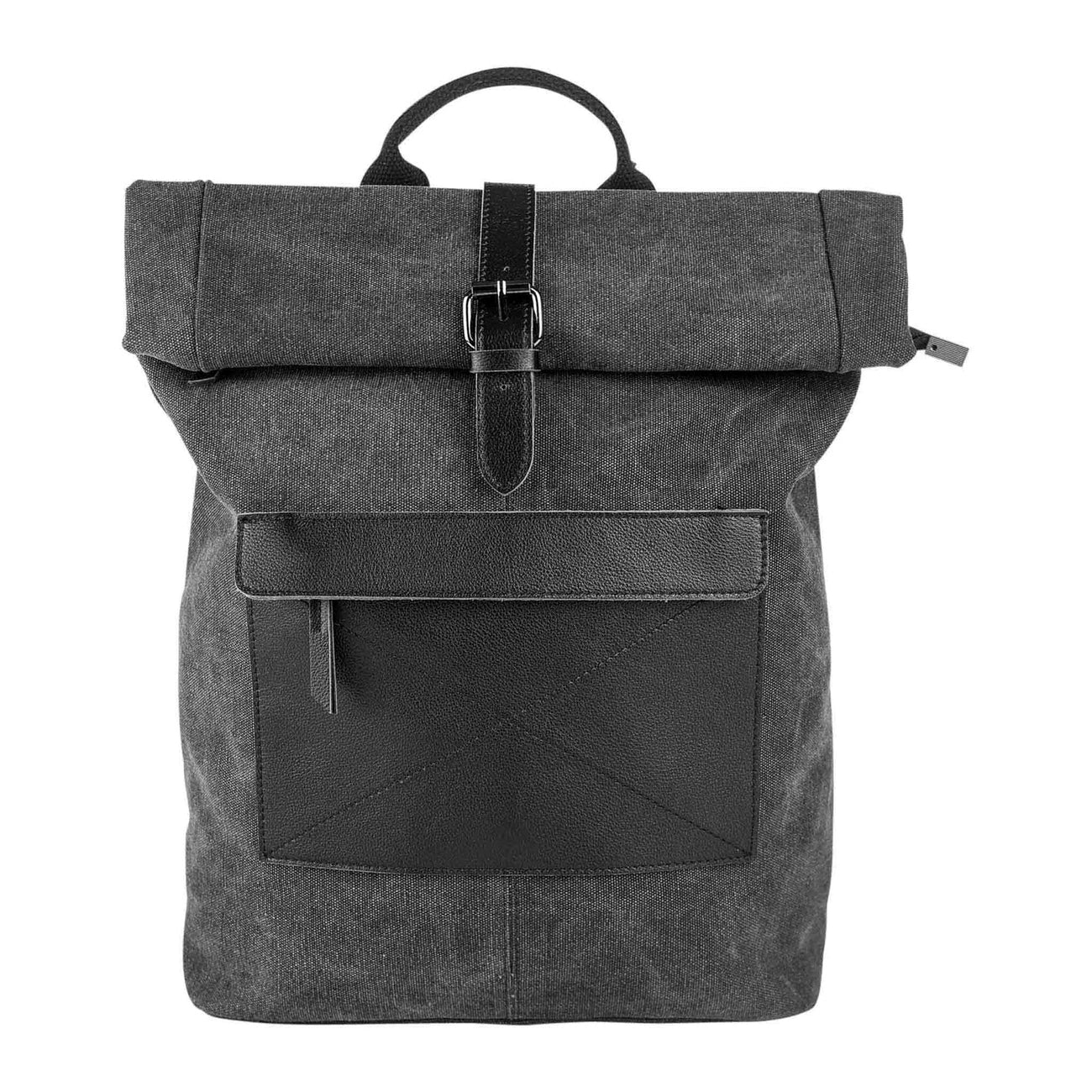 LANAI black canvas and leather backpack