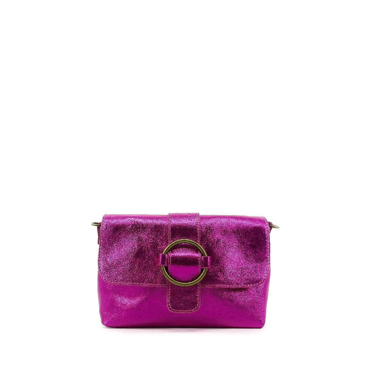 Mini bolso de cuero irismi VERONE Rose fucsia