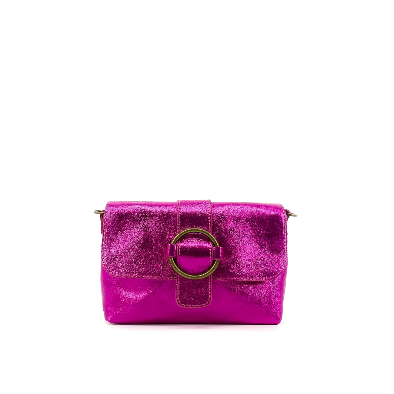 Mini bolso de cuero irismi VERONE Rose fucsia