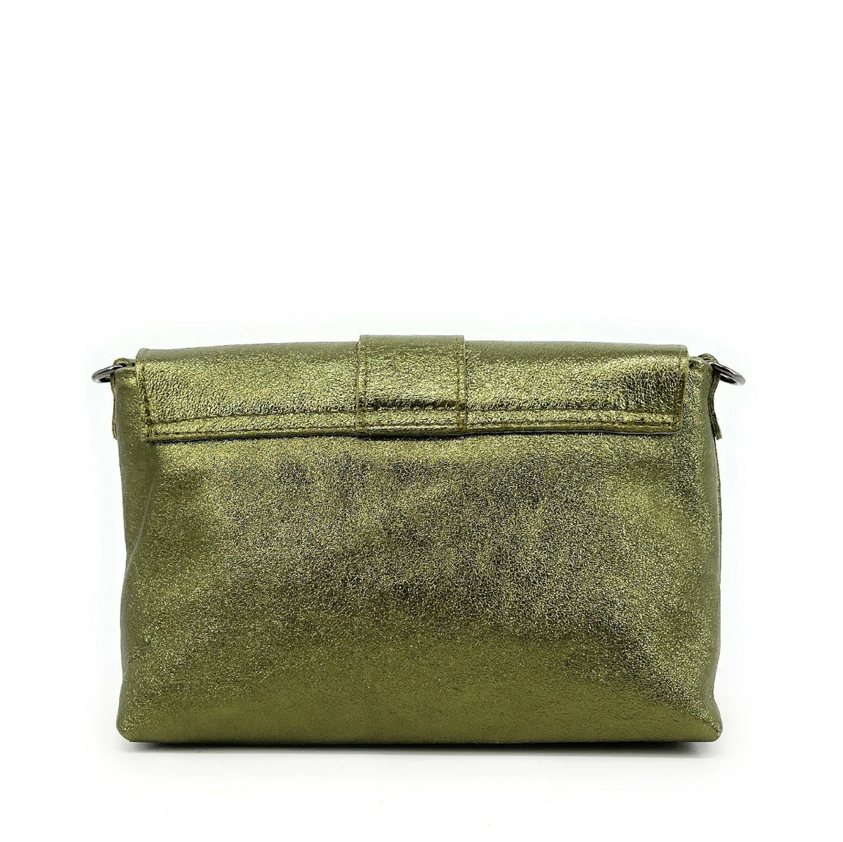 Mini-Tasche aus schillerndem Leder VERONE Khaki irisierend
