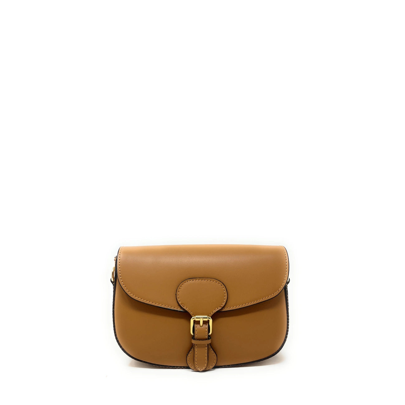 Borsa per cinturino in pelle liscia MADDY Cammello scuro