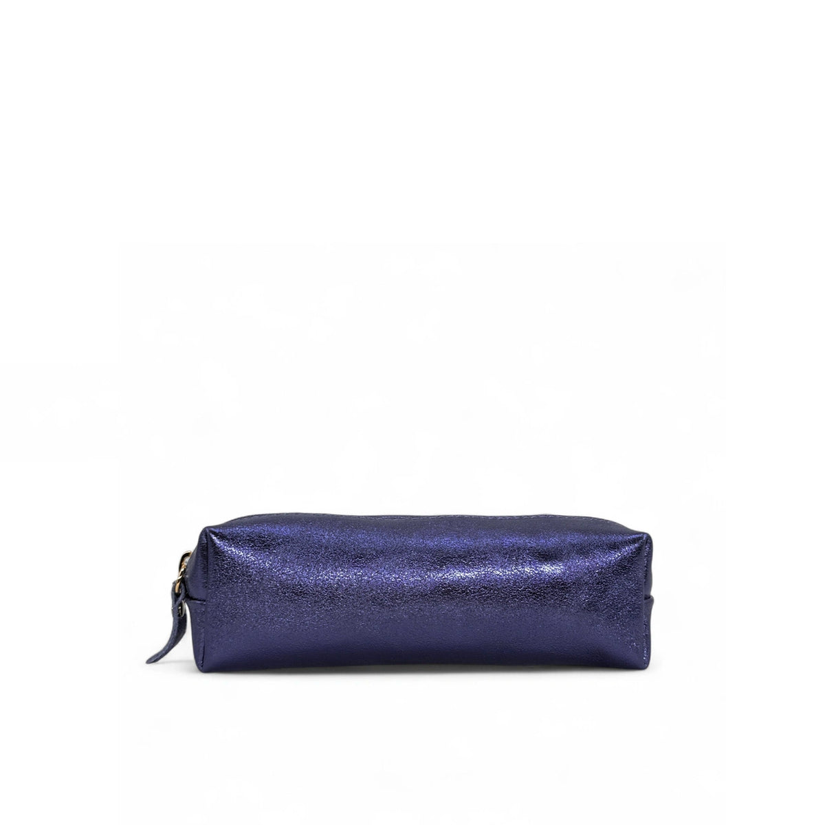 Estuche en piel tornasolada TICTOC GLOW Azul denim