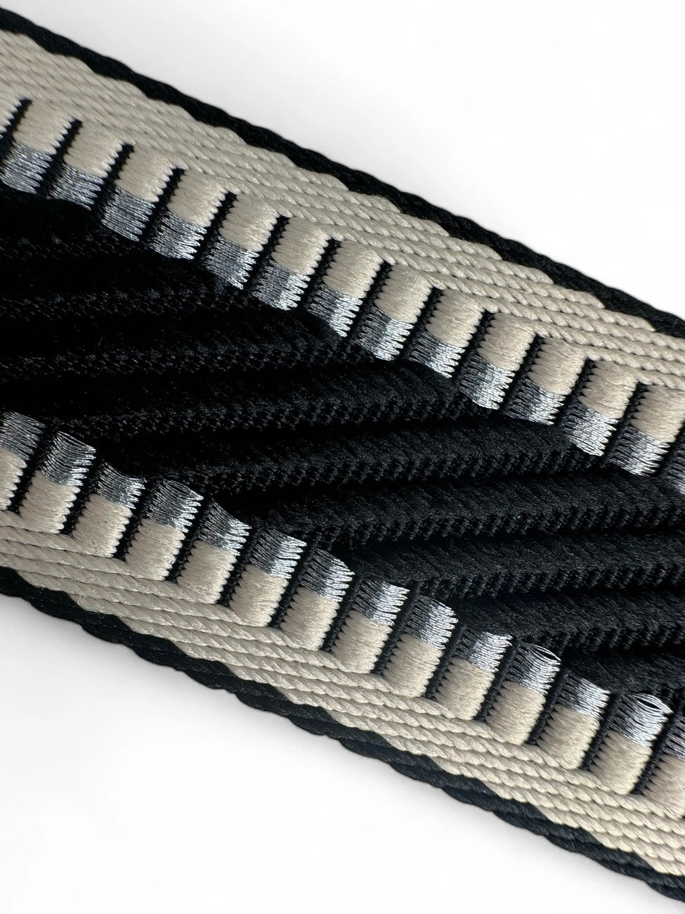 Bandoulière amovible UNI doré Noir et Blanc cassé