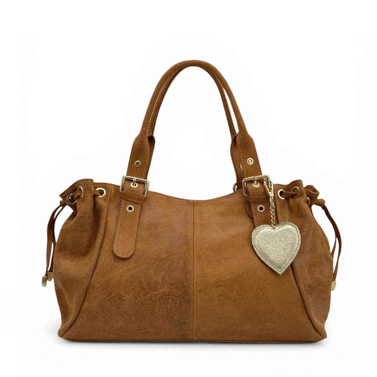 Grand borsa MISS STORM pelle vintage Cioccolato marrone scuro