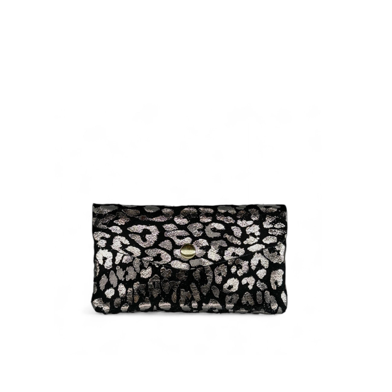 Pochette porte-monnaie en daim COMBI LEO Noir