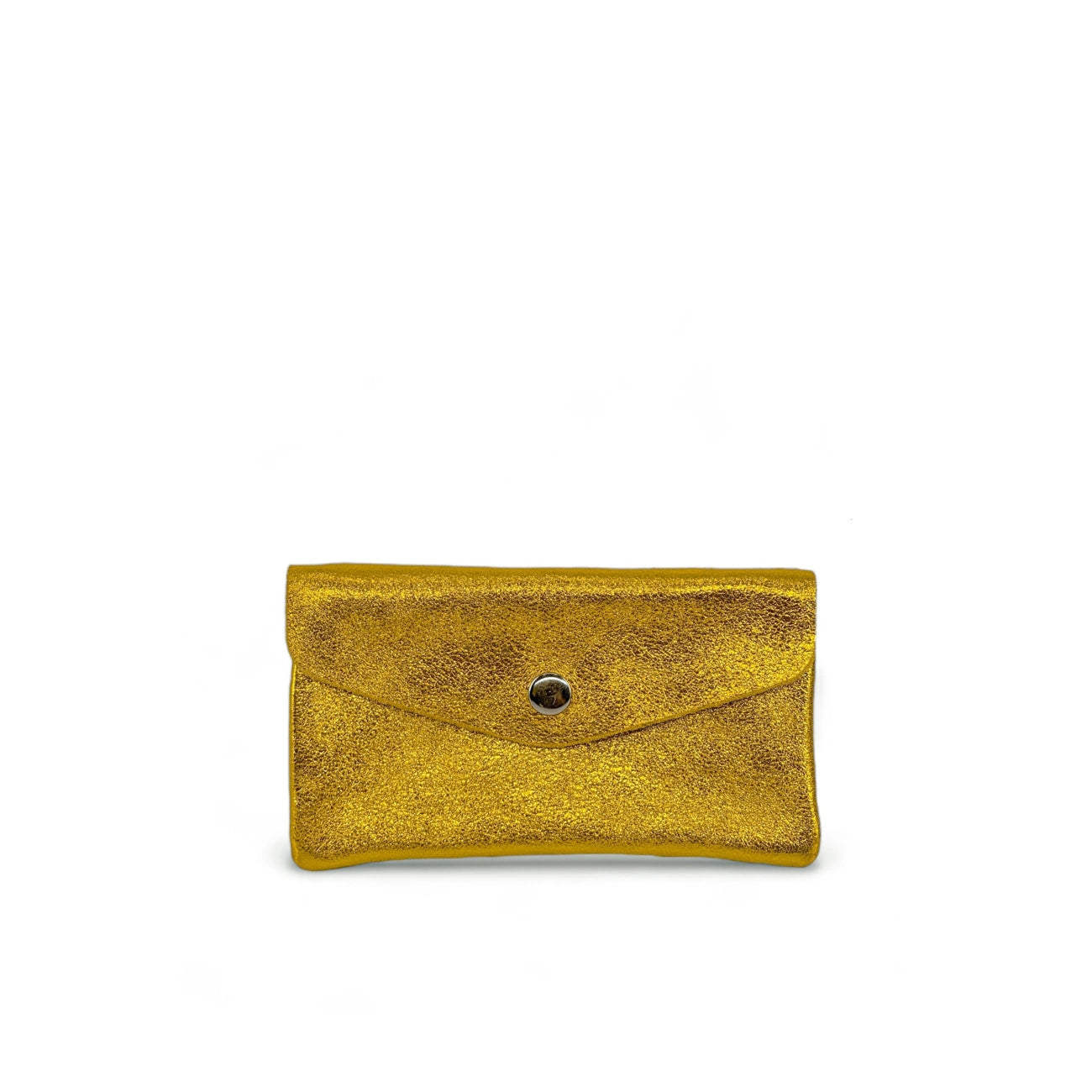 Pochette porte-monnaie en cuir irisé COMPO Or