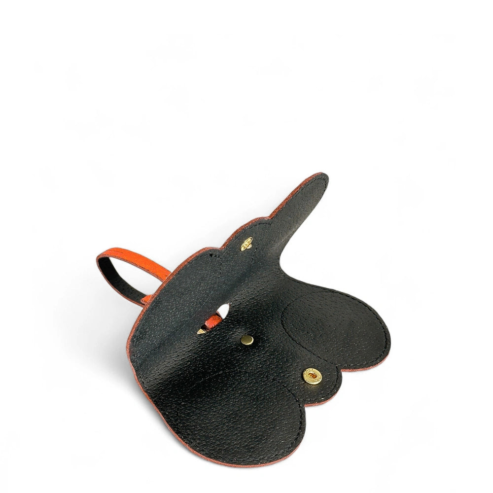 Etui à lunettes en cuir irisé PEANUT GLOW Orange irisé
