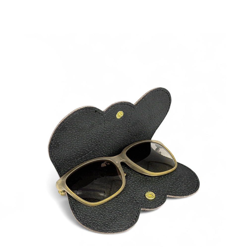 Customizable Maria's removable bandouliere Valley FREYA Sunflower yellow, navy blue shoulder strap, silver metal finishes