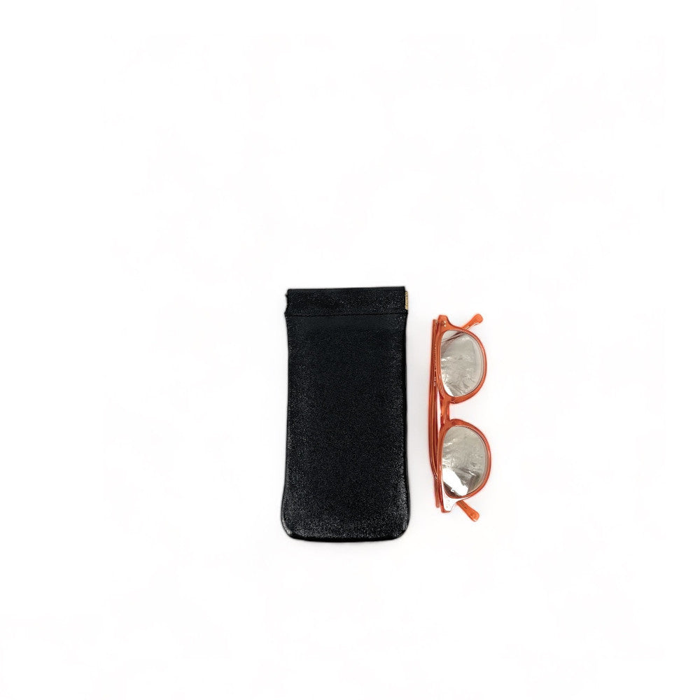 Etui à lunettes en cuir irisé OCULUS Noir irisé