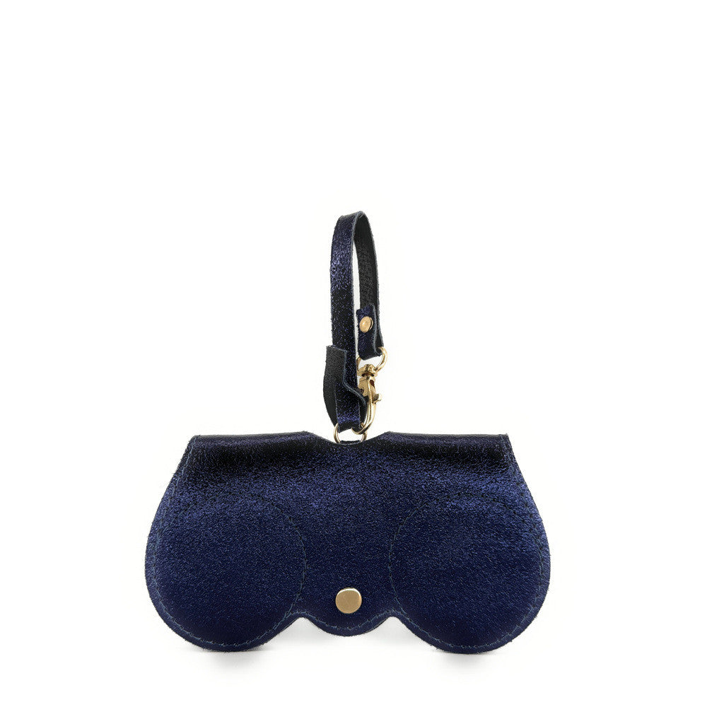 Etui à lunettes en cuir irisé PEANUT GLOW Nuit étoilée